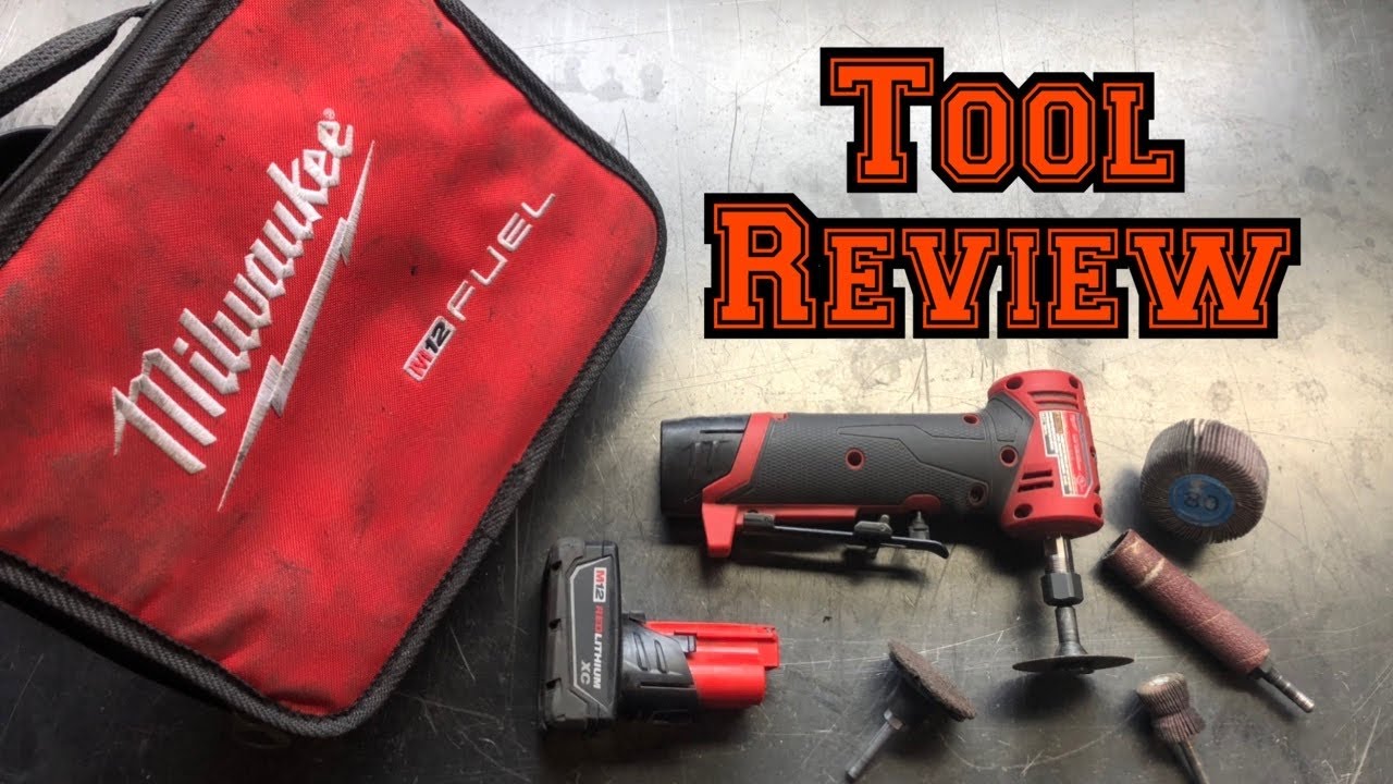 Milwaukee 12v 90 degree die grinder YouTube