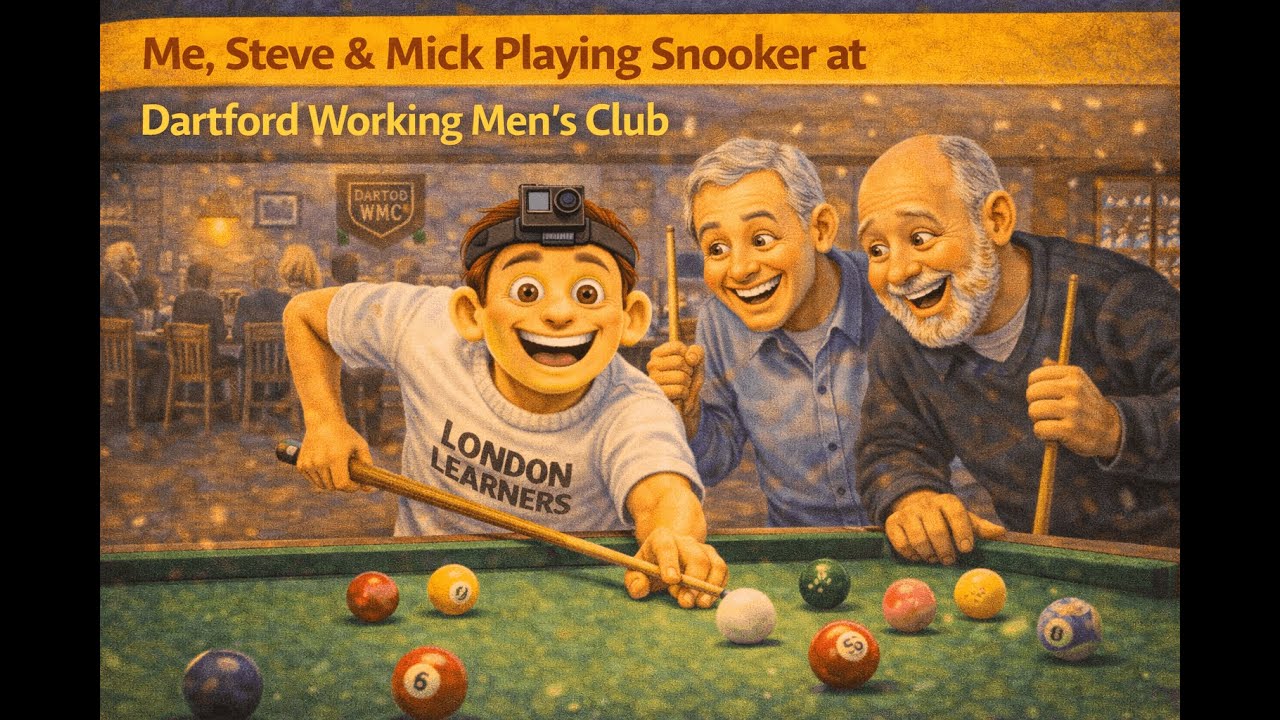 Snooker Night at Dartford Working Men's Club in 4k | Local Club Vibes I Good Beer I Snooker I Part 1