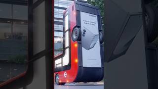 Samsung Folded a Real Bus For Campaign 🤯. #shorts #samsung