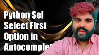Python Selenium: How to Select First Option in Autocomplete Search Bar