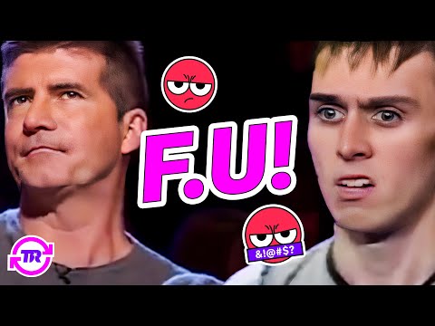 10 ANGRIEST Contestants Who FIGHT With The Judges on Talent Shows! Watch What Happens...