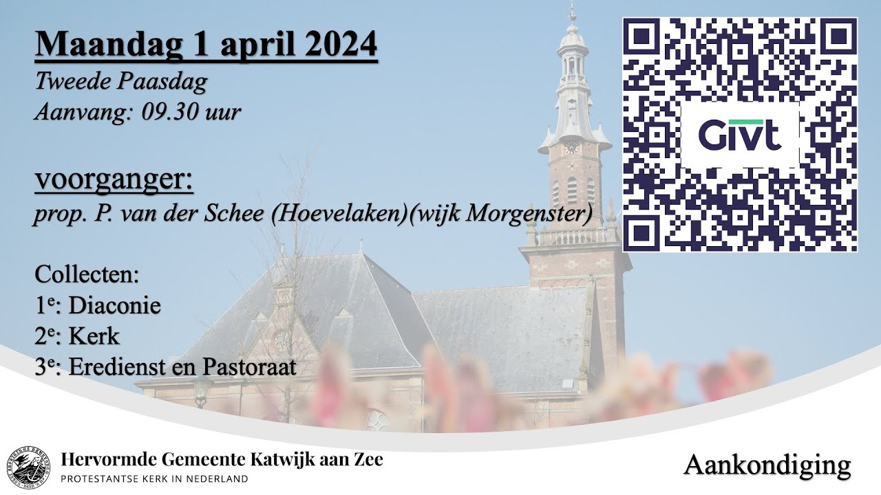 01/04/2024 09.30u prop. P. van der Schee (wijk Morgenster) - YouTube