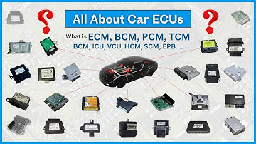 The Function and Purpose of All Electronic Control Units (ECUs) Present in a Vehicle #ecm #pcm #tcm