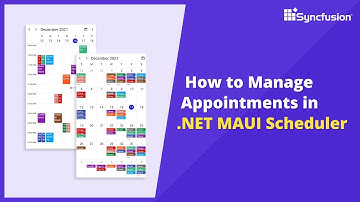 How to Manage Appointments in .NET MAUI Scheduler