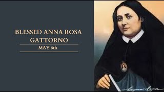 Blessed of the day  Anna Rosa Gattarano  May 6th #saintoftheday #catholic #christianity
