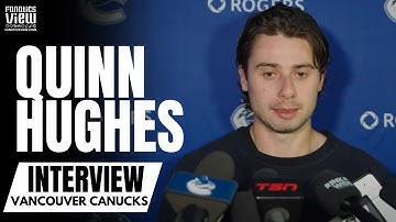 Quinn Hughes bespreekt de verwachtingen en indrukken van Adam Foote voor Vancouver Canucks 2025-2026