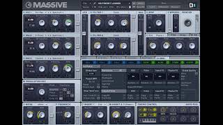 SpaceShip Sound Design Massive Synth
