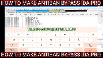 HOW TO MAKE BEST BYPASS ALL BAN FIX IDA PRO OFFSET BYPASS ANTIBAN MAKING TODAY 2024