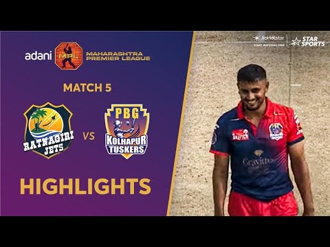 Tuskers Charge to Victory! Kolhapur Beat Ratnagiri by 7 Wickets