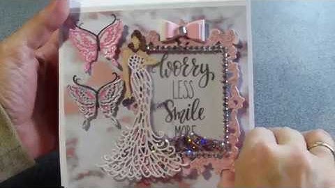 Exploding waterfall embellishment box