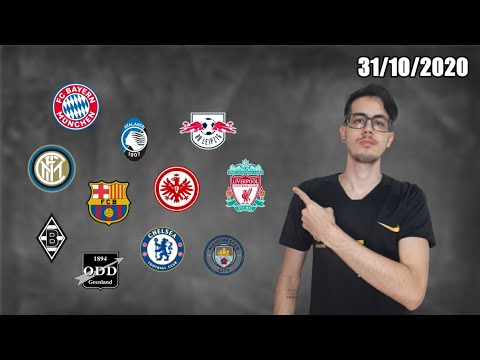 Noite de Apostas - Análise diária - 31/10/2020 - Bundesliga, Premier League, LaLiga, Italiano e mais