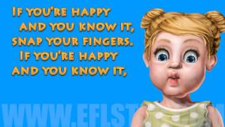 If you&#39;re happy and you know it - Nursery Rhyme