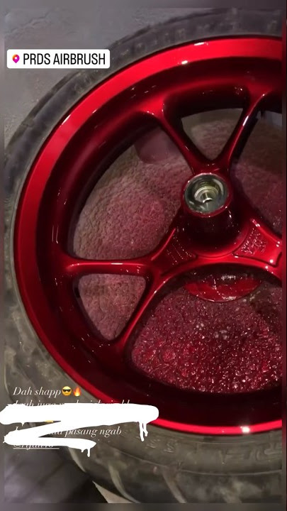 REPAINT VELG std NMAX RED CANDY🔴💯 #repaint #velg #repaintvelg #nmax #pekanbaru #painting