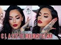 CLASSIC HOLIDAY GLAM MAKEUP TUTORIAL | JINGLE BELLE CHRISTMAS