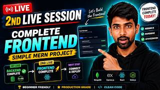 Frontend Complete 🔥 MERN Project | TypeScript, Redux, React Hook Form (Live Coding)
