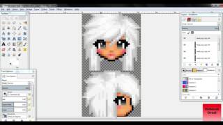 Celebrity Graal Tutorial: How to make a normal blink on graal heads on GIMP 2 Profile