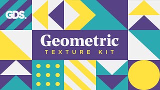 FREE Geometric Texture Kit  |  Illustrator &amp; Affinity Designer Compatible