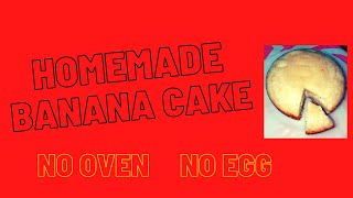 Banana Cake | Eggless & Without OVEN | Kadai Banana Cake