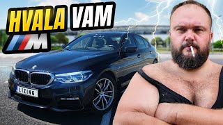 VIŠE NISAM DEBELI VEPAR nego SLATKI MEDA !!! KUPIO sam NOVU MAŠINU - BMW g30 520 D - FULL M paket !!