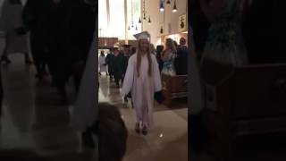 Camille HD graduation procession 2017