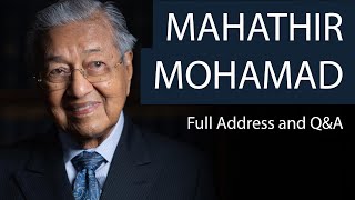 Tun Dr Mahathir Bin Mohamad: Former Malaysian Prime Minister | Full Address and Q&A | Oxford Union