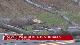 Severe weather causes power outages