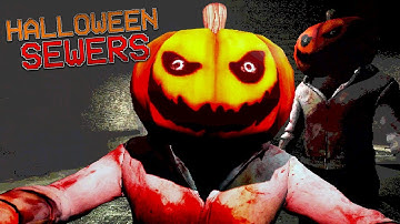 Halloween Sewers : indie horror gameplay walkthrough