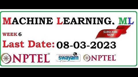 MACHINE LEARNING, ML ASSIGNMENT SOLUTION WEEK 6