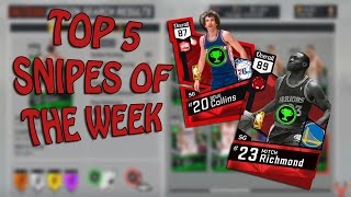 CRAZY RUBY SNIPES | NBA 2K17 MYTEAM TOP 5 SNIPES OF THE WEEK!