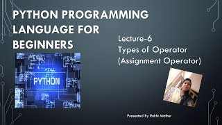 Lecture-6(Types of Operator-Assignment Operator)|| By Rakhi Mathur
