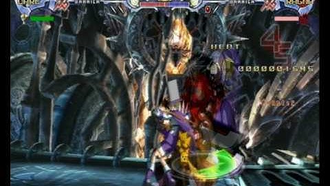 Broken fighting video game boss : Unlimited Ragna from Blazblue