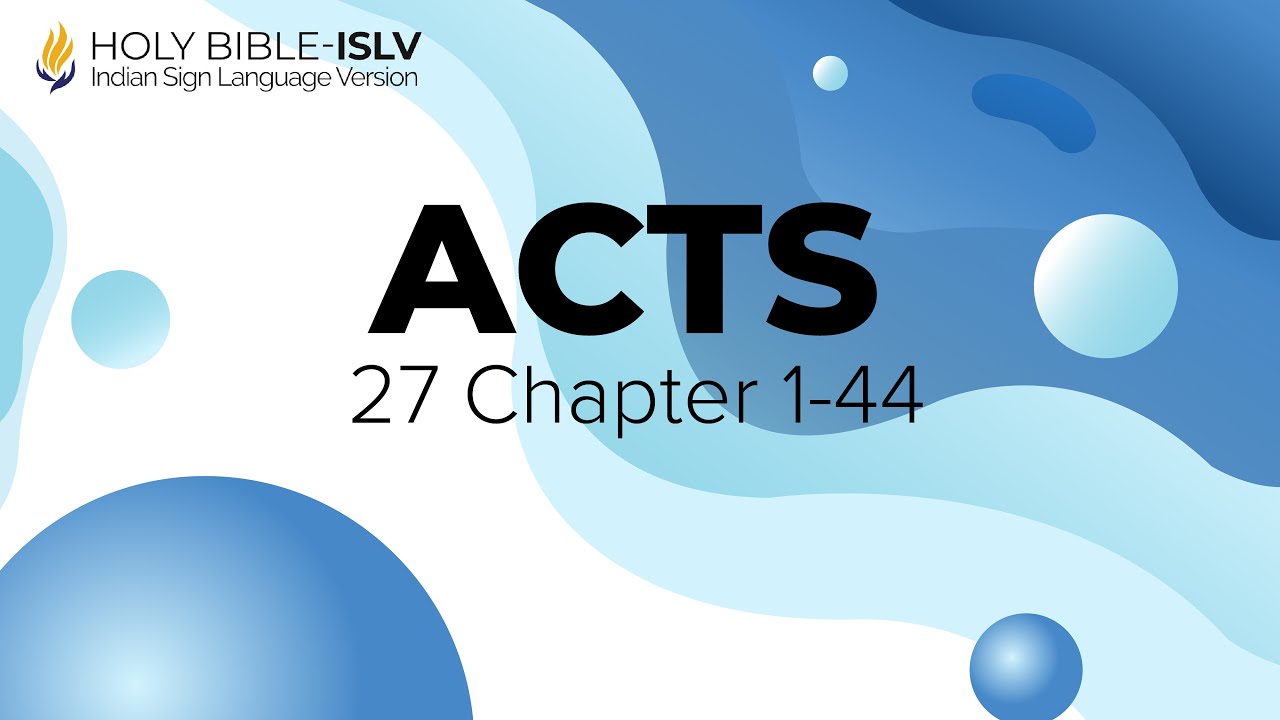 Acts Chapter 27 Verse 25