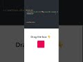 Create Draggable Box with Framer Motion #tailwind #tutorial #coding #webdevelopment #web #css #react