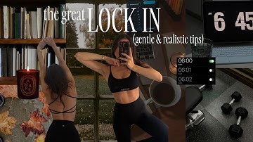 how to LOCK IN for autumn 🤎 | healthy routines & habits, realistic tips to level up before 2026