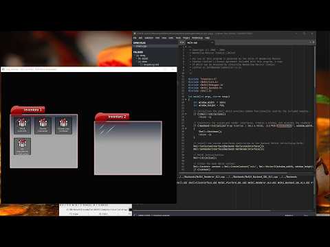 SDL3 & RmlUI(HTML/CSS) 라이브러리를 사용한 공식 예제 Drag 예제 빌드 및 실행