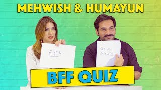 Best Friends Forever (BFF) Quiz with Humayun Saeed & Mehwish Hayat | MangoBaaz
