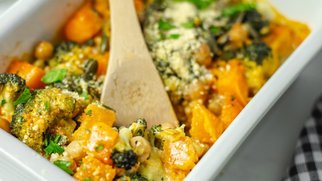 Butternut squash broccoli casserole YouTube