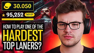 How to play one of the HARDEST TOP LANERS