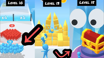 Count Master 🔥Level 10 - 15 . Exclusive run Fight 🔥 🔥 #androidgames