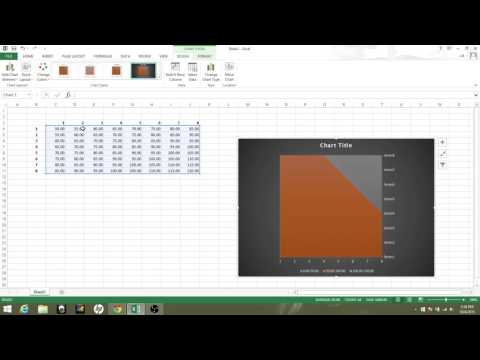 1:  How to make a basic contour map on excel