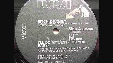 Ritchie Family - I'll Do My Best (For You Baby) [12" Inch]