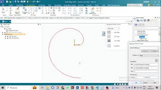 Involute Curve by "equation drive curve" in Solid Edge