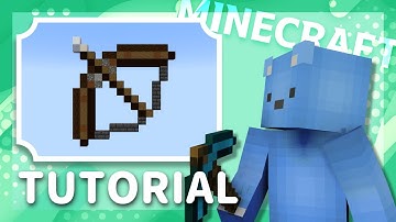 Minecraft Pixel Art - 16x - Bow and Arrow Tutorial