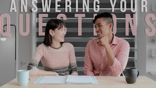 Answering YOUR Questions about Everything! NEW YEARS Q&amp;A | BLASIAN EURASIAN Couple