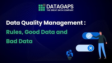 Data Quality Management: Rules, Good Data & Bad Data