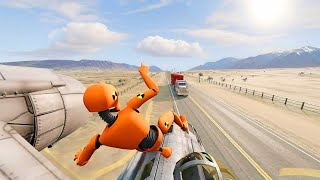 Drunk Truck Driver vs Police | Epic Chase in BeamNG Drive screenshot 4