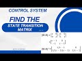 State transition matrix in control system