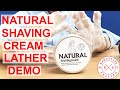 New executive shaving amazing natural shaving cream how to lather demo