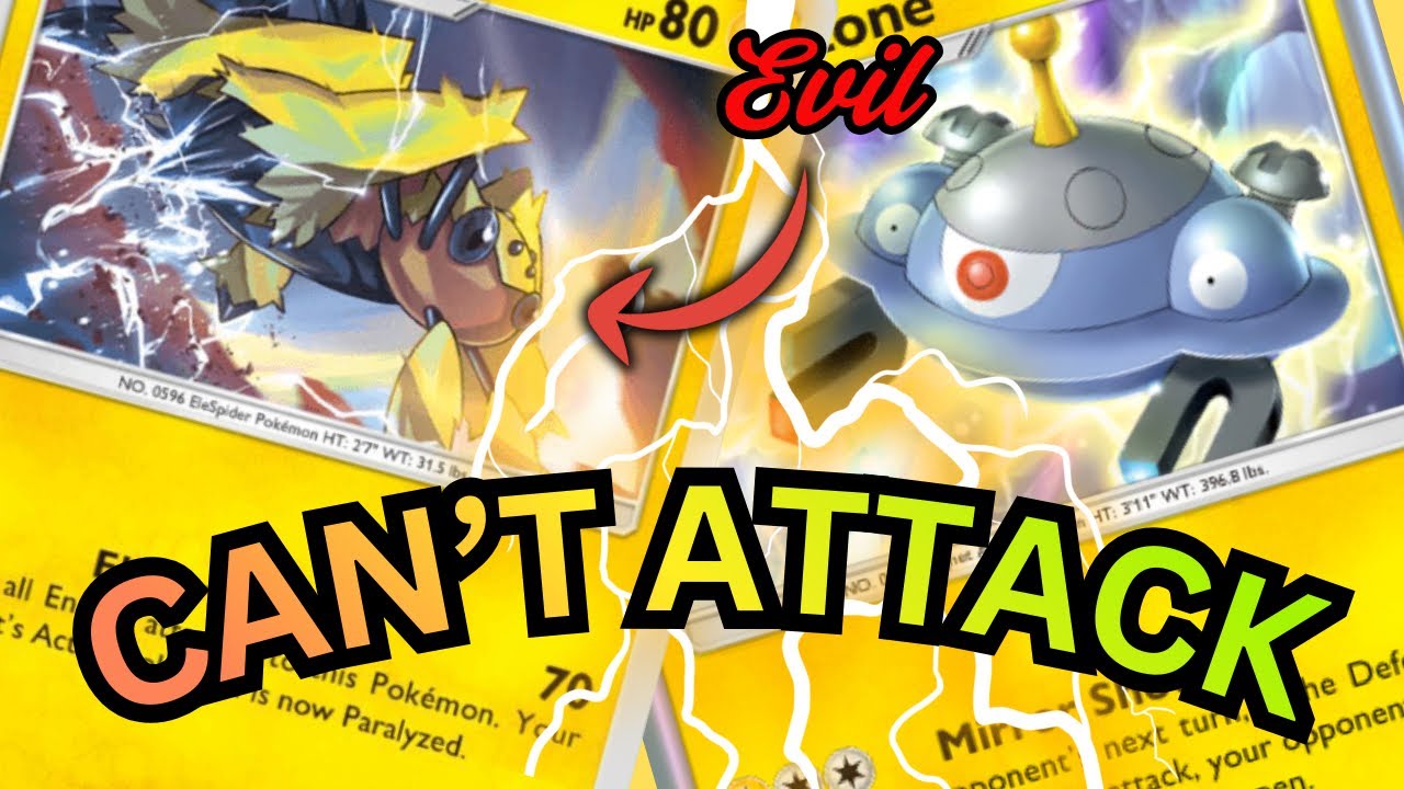PREVENT your opponent from ATTACKING using Galvantula X Magnezone!
