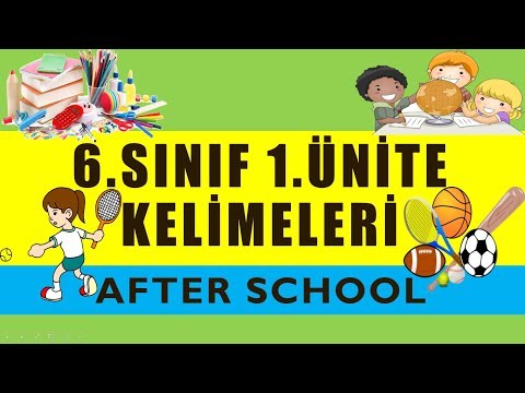 6. Sınıf İngilizce 1. Ünite Life Kelimeleri
